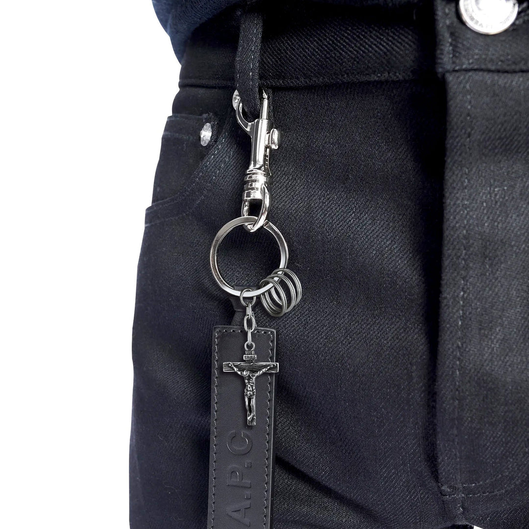Christian Jesus Cross Crucifix Keychain for Men Women