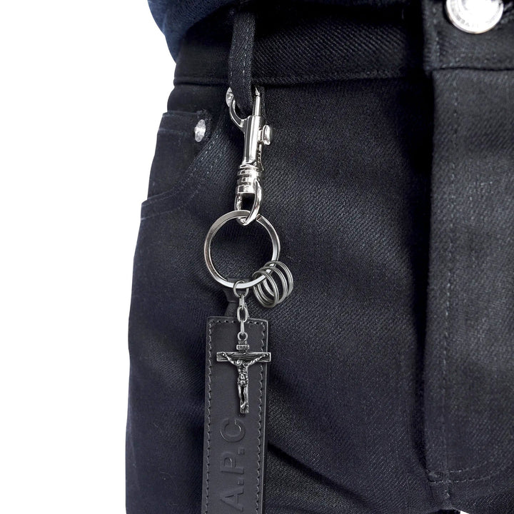 Christian Jesus Cross Crucifix Keychain for Men Women