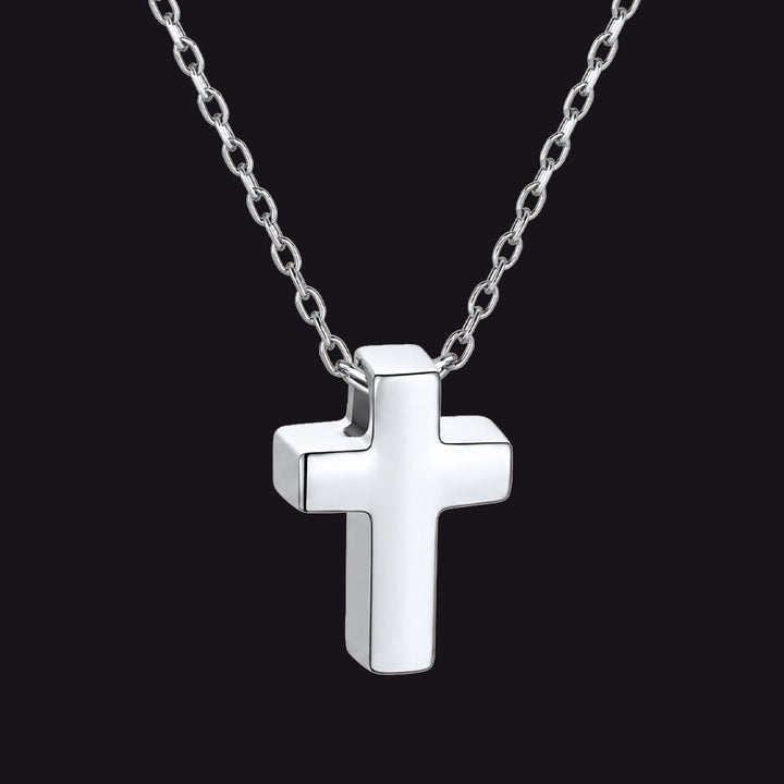 Minimalist Cross Pendant Necklace for Women Friend Christian