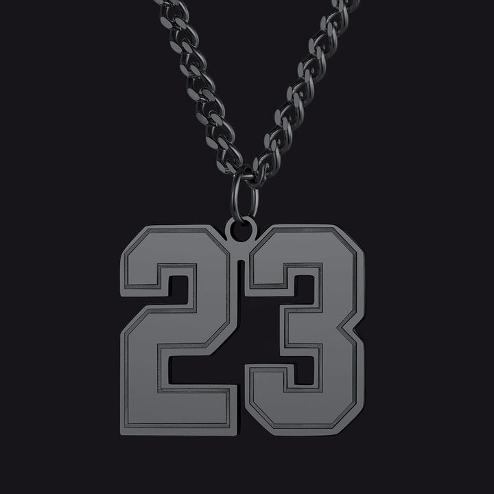Personalized Sports Jersey Number Chain Necklace for Men Sport Fans