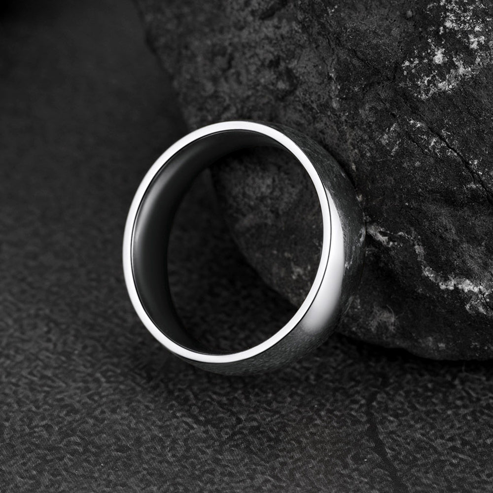 6mm Minimalist Plain Band Ring for Men Women