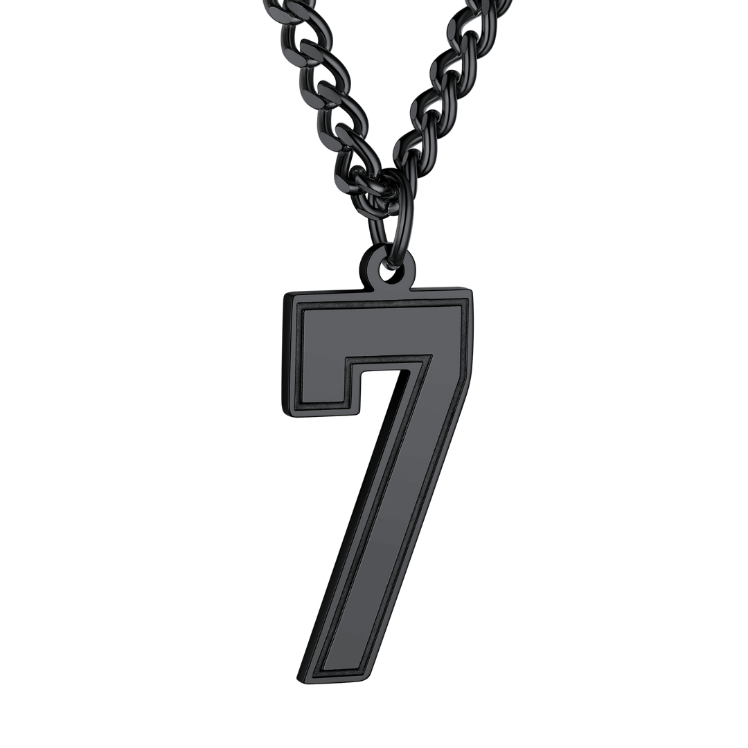 Personalized Sports Jersey Number Chain Necklace for Men Sport Fans