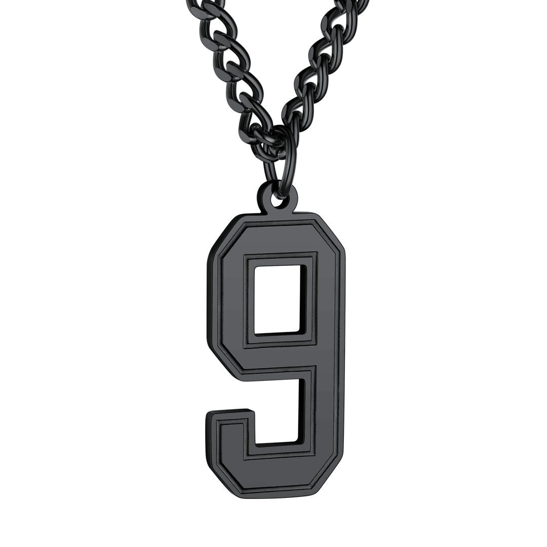 Personalized Sports Jersey Number Chain Necklace for Men Sport Fans