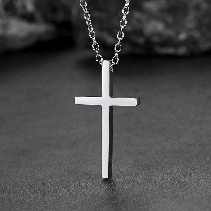 Classic Cross Necklace Christian Faith Pendant for Men Women