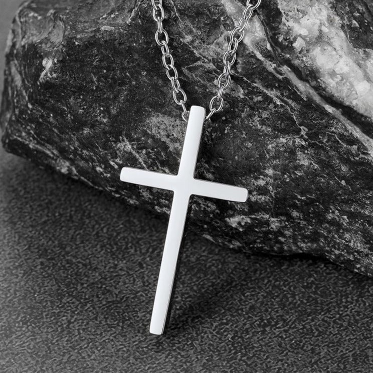 Classic Cross Necklace Christian Faith Pendant for Men Women