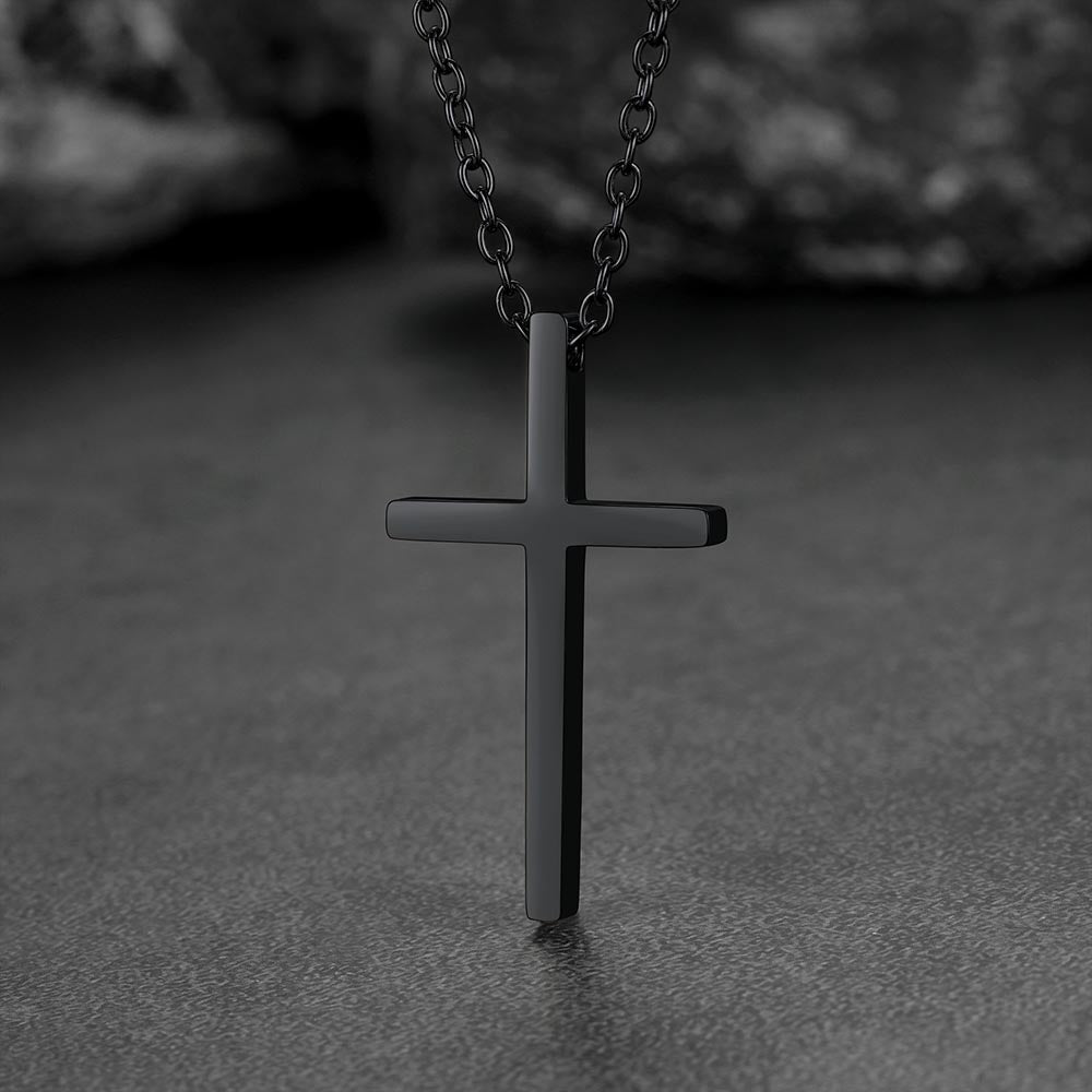 Classic Cross Necklace Christian Faith Pendant for Men Women