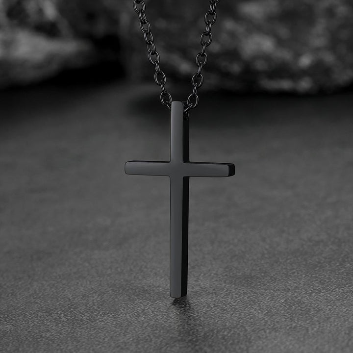 Classic Cross Necklace Christian Faith Pendant for Men Women