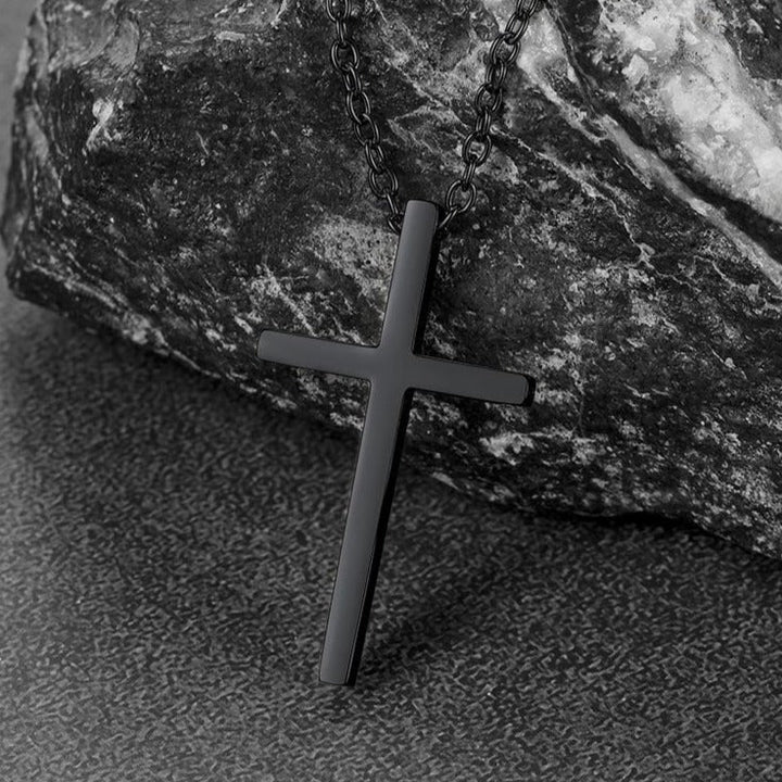 Classic Cross Necklace Christian Faith Pendant for Men Women