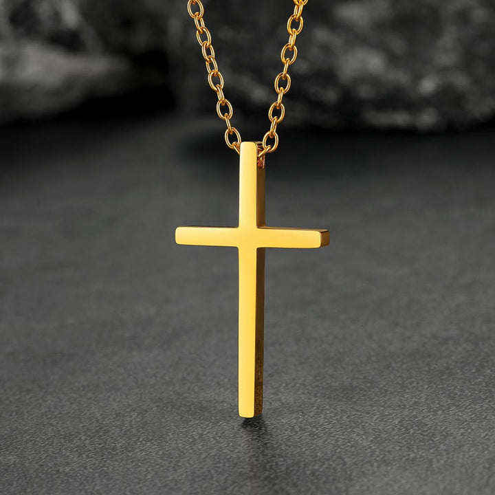 Classic Cross Necklace Christian Faith Pendant for Men Women