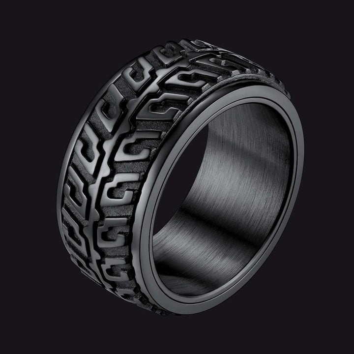 Chunky Tyre Anti Fidget Anxiety Ring for Men