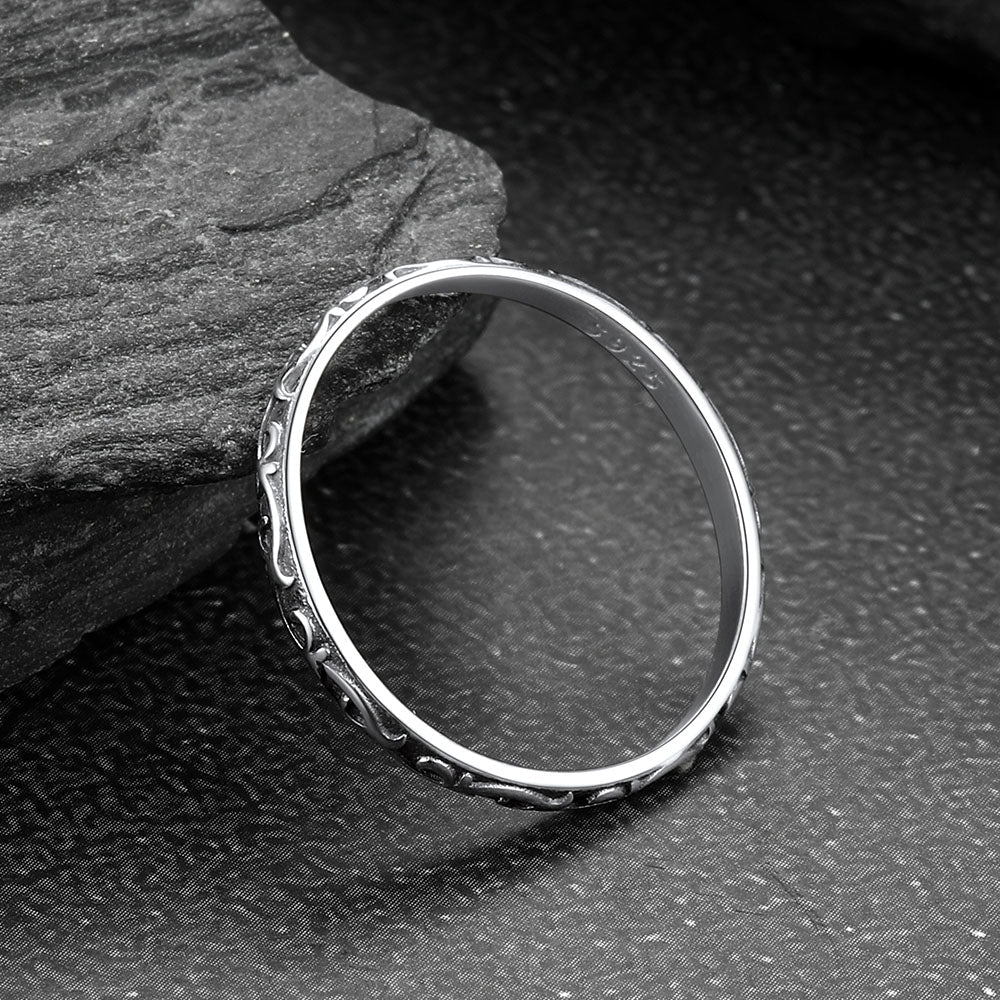 Sterling Silver Celtic Knot Ring for Women