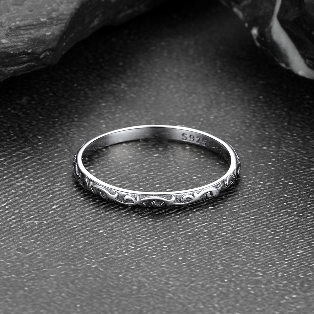 Sterling Silver Celtic Knot Ring for Women