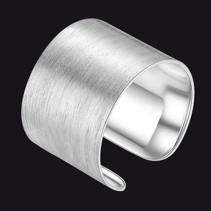 925 Sterling Silver Custom Open Band Ring for Men Women, 5/10/15mm