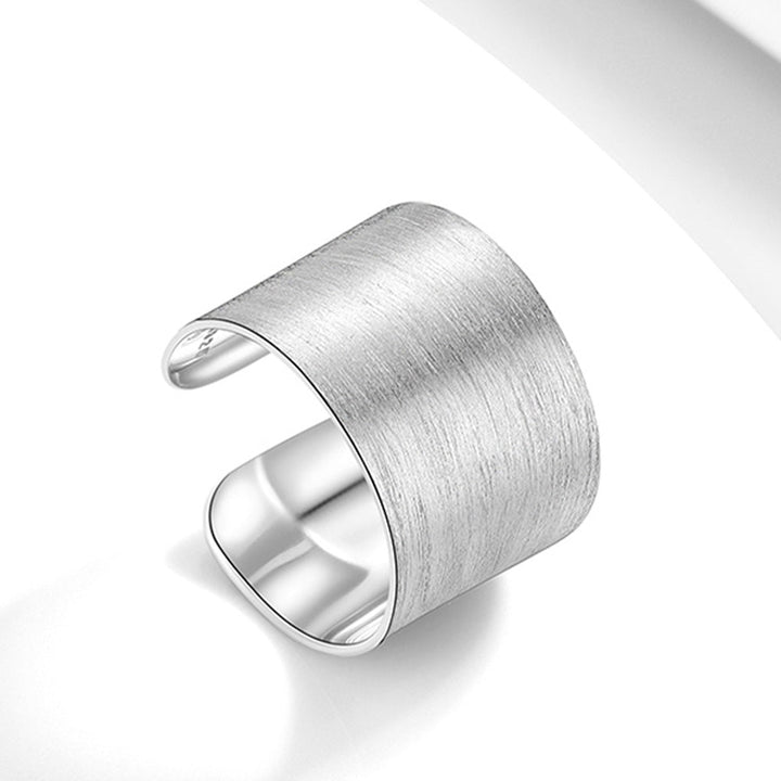 925 Sterling Silver Custom Open Band Ring for Men Women, 5/10/15mm