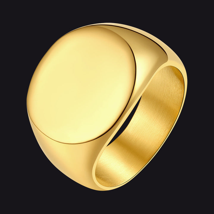 Customized Statement Signet Ring Gifts for Men