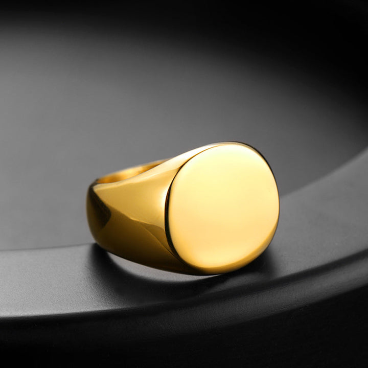 Customized Statement Signet Ring Gifts for Men