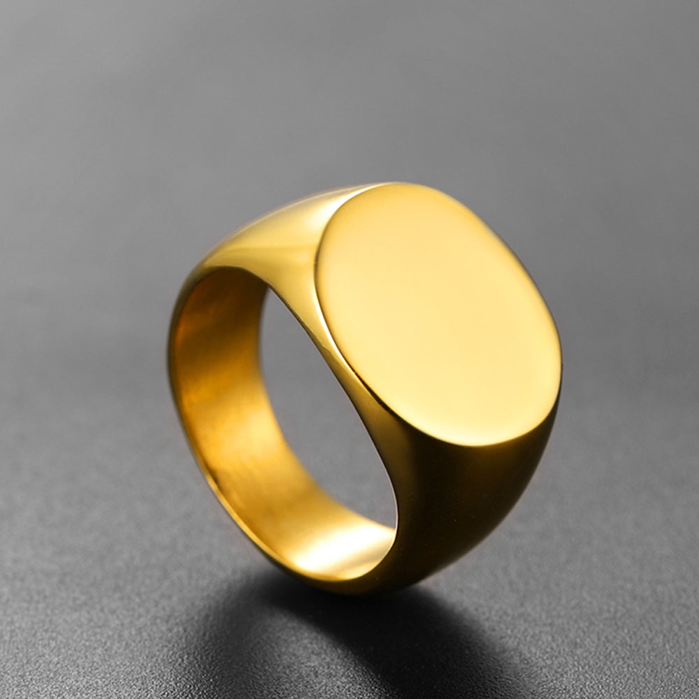 Customized Statement Signet Ring Gifts for Men