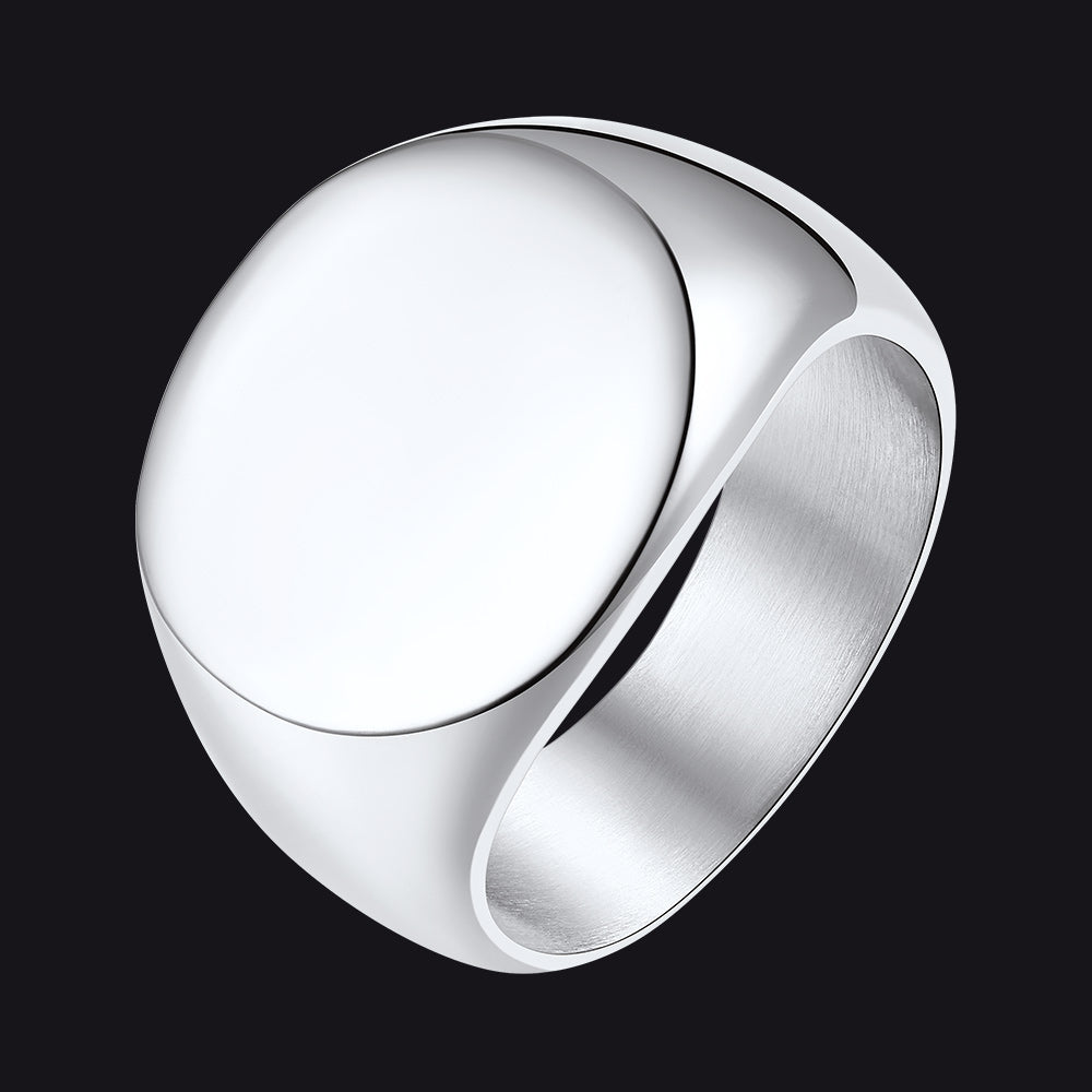 Customized Statement Signet Ring Gifts for Men