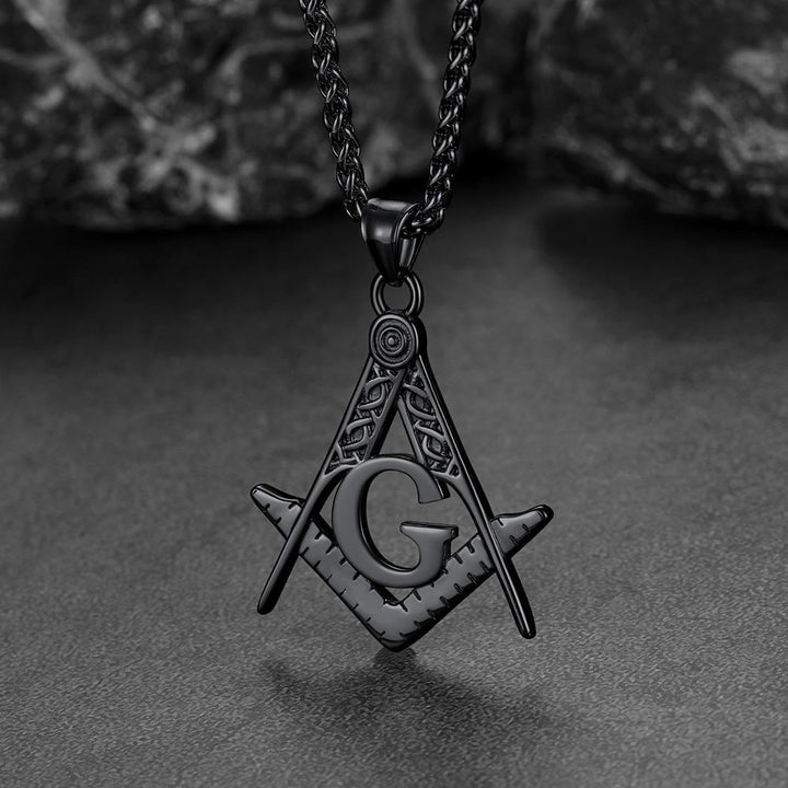Classic Masonic Pendant Necklace for Freemason