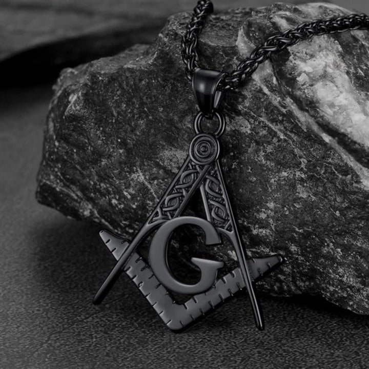Classic Masonic Pendant Necklace for Freemason