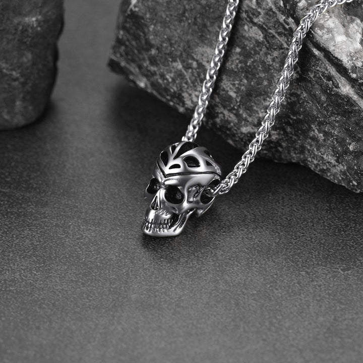 Flash Sale Gothic Skeleton Skull Necklace Pendant For Men