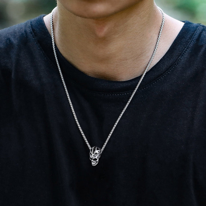 Flash Sale Gothic Skeleton Skull Necklace Pendant For Men