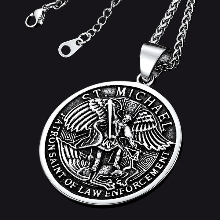 The Archangel St. Michael Medal Necklace For Men