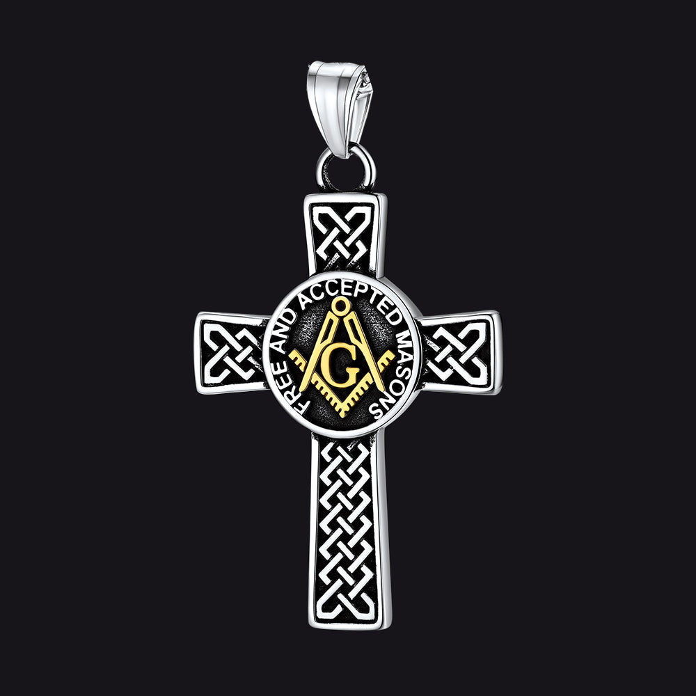 Masonic Celtic Cross Pendant
