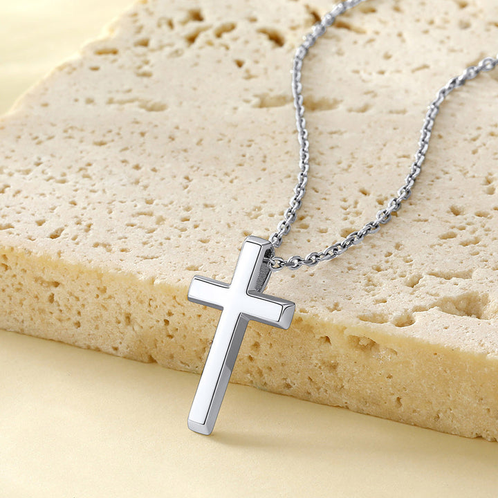 Dainty Cross Pendant Necklace for Women Mom, Christian Faith Pendant Necklace Gift