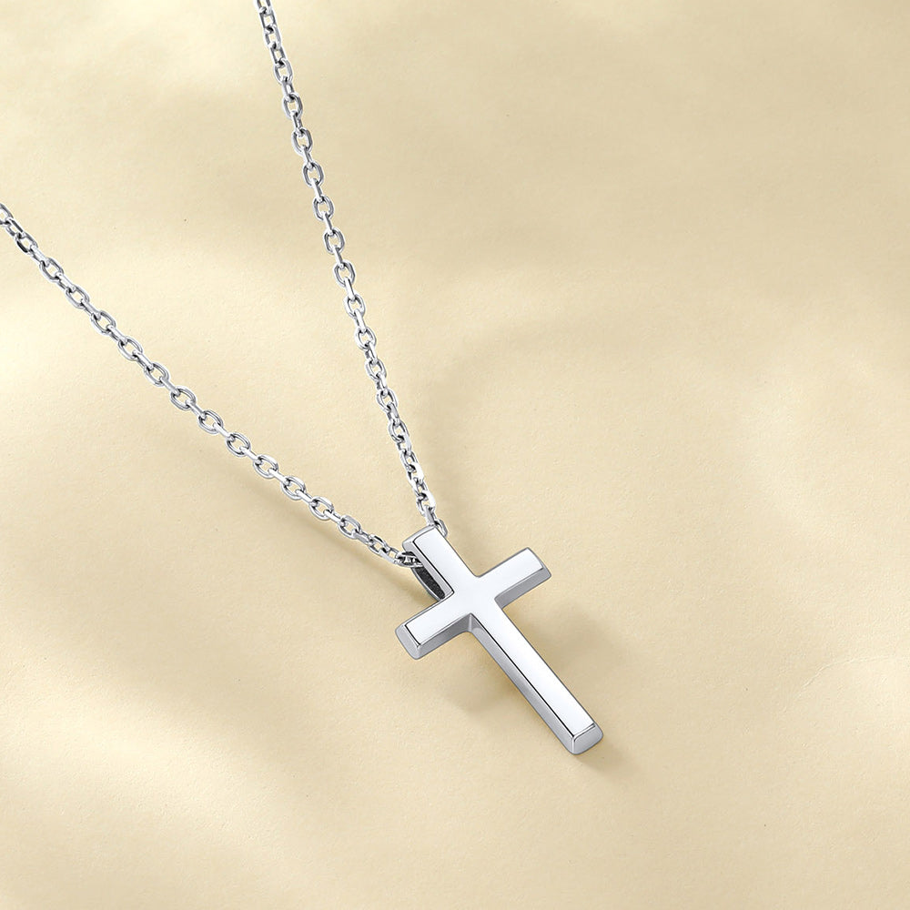Dainty Cross Pendant Necklace for Women Mom, Christian Faith Pendant Necklace Gift
