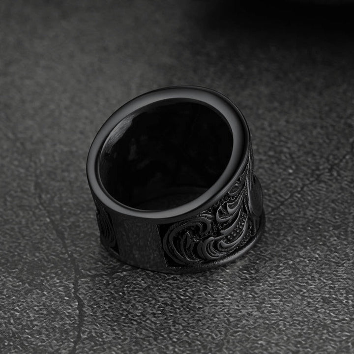 Freemason Masonic Stainless Steel Ring Band for Men