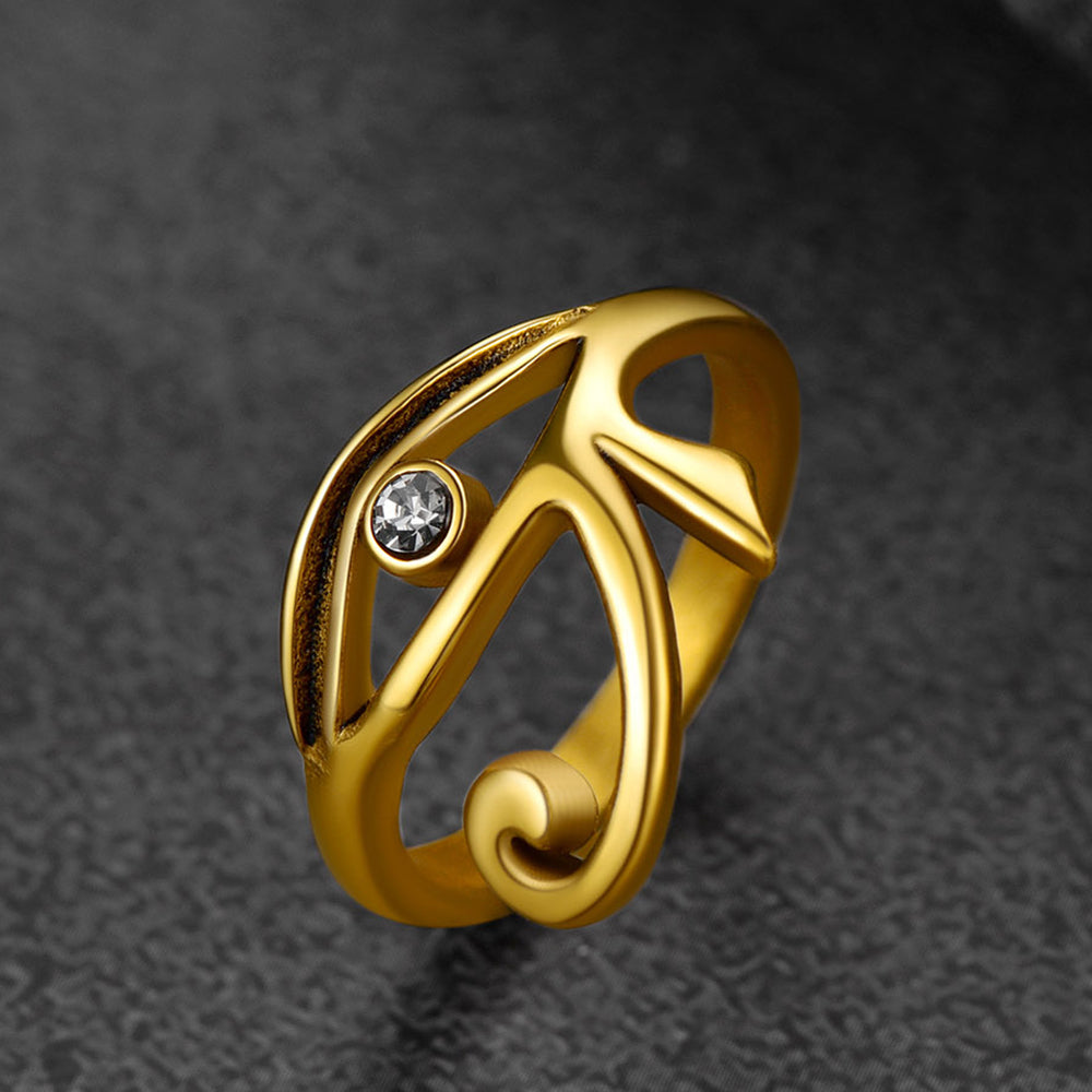 Ancient Egyptian Eye of Ra Ring Jewelry for Men and Women