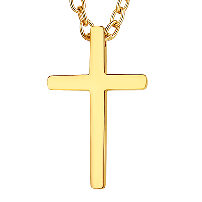 Classic Cross Necklace Christian Faith Pendant for Men Women