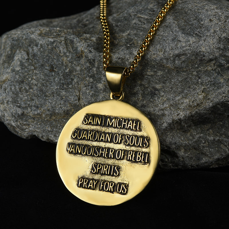 The Archangel St. Michael Medal Necklace For Men