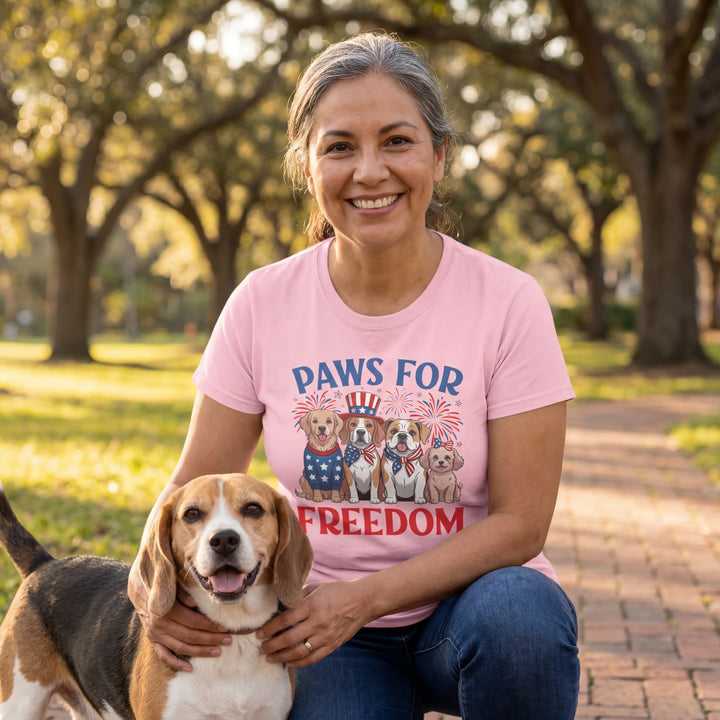 The Paws for Freedom Tee — Because Love Has Four Paws