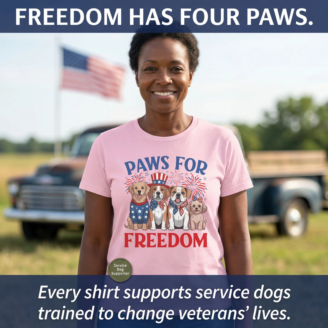 The Paws for Freedom Tee — Because Love Has Four Paws