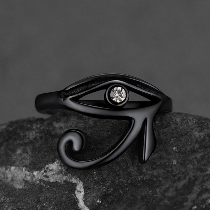 Ancient Egyptian Eye of Ra Ring Jewelry for Men Women