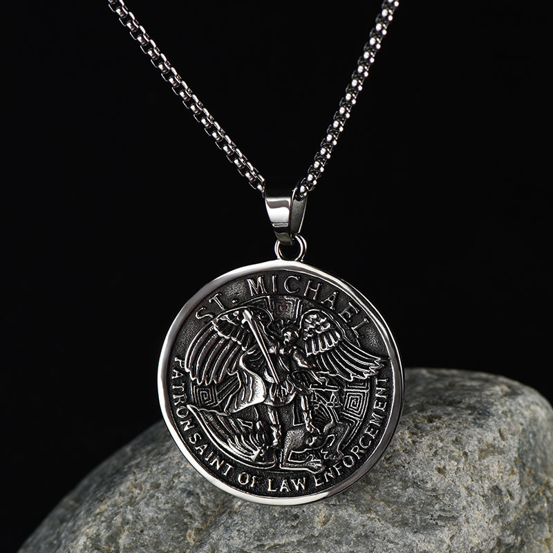 The Archangel St. Michael Medal Necklace For Men