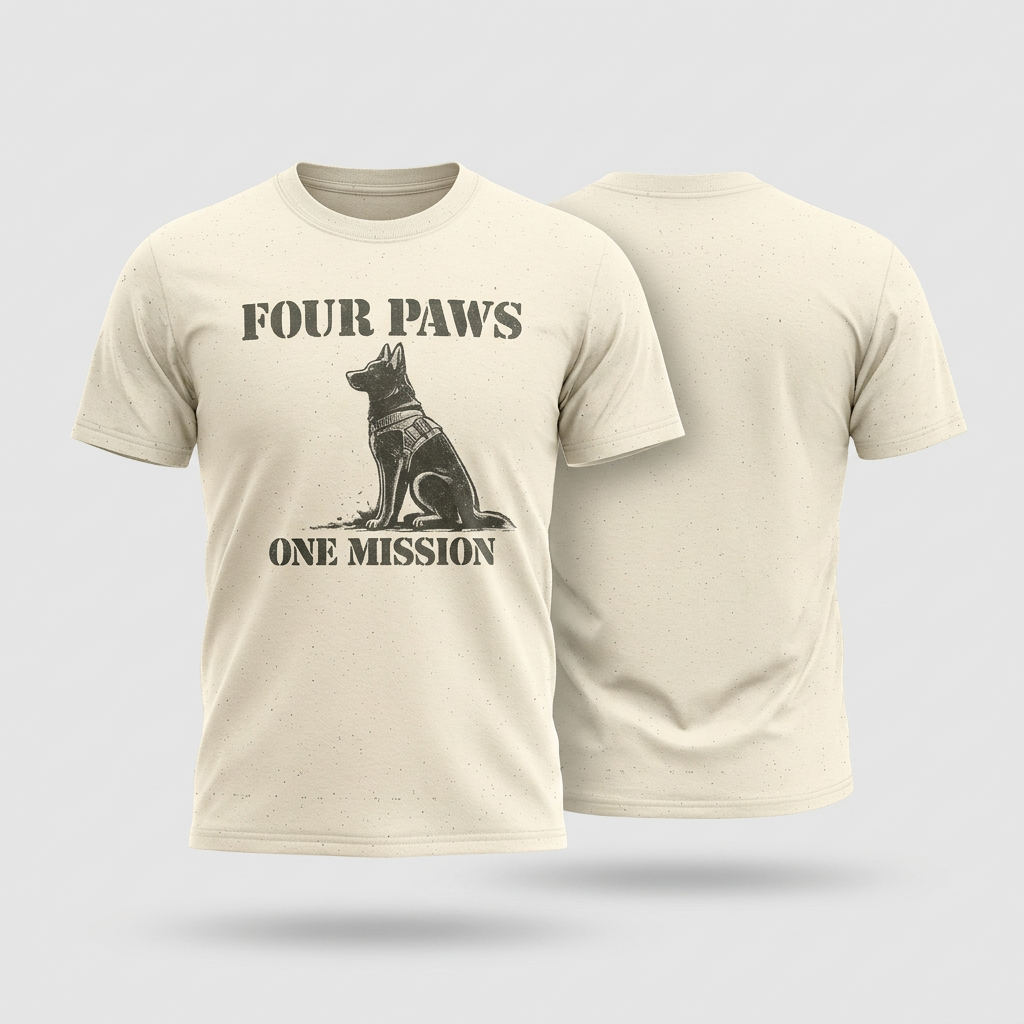 Four Paws One Mission T-Shirt
