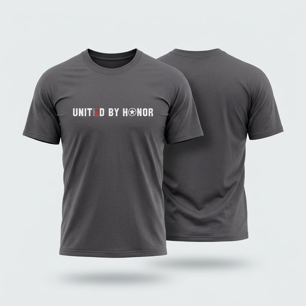United by Honor — Patriotic Military Support T-Shirt