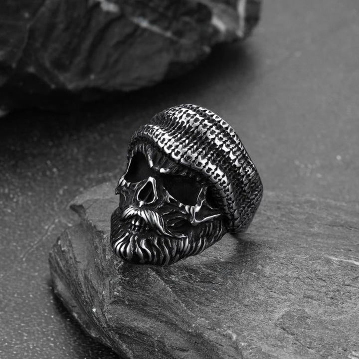 Skull Skeleton Stainless Steel Ring for Men