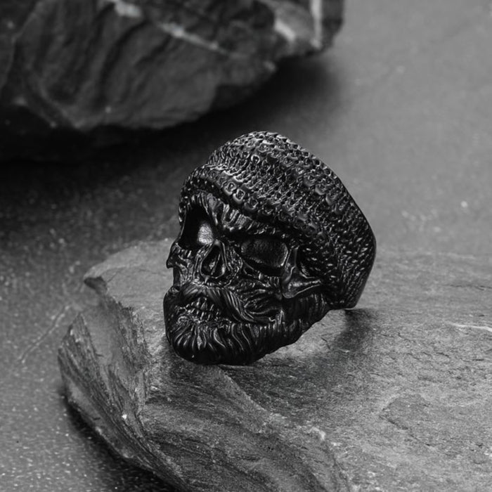 Skull Skeleton Stainless Steel Ring for Men