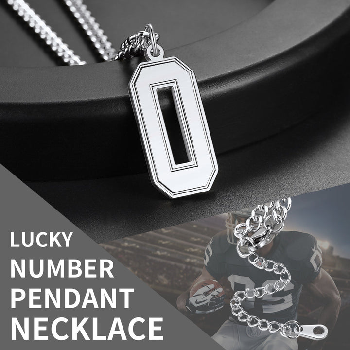 Personalized Sports Jersey Number Chain Necklace for Men Sport Fans