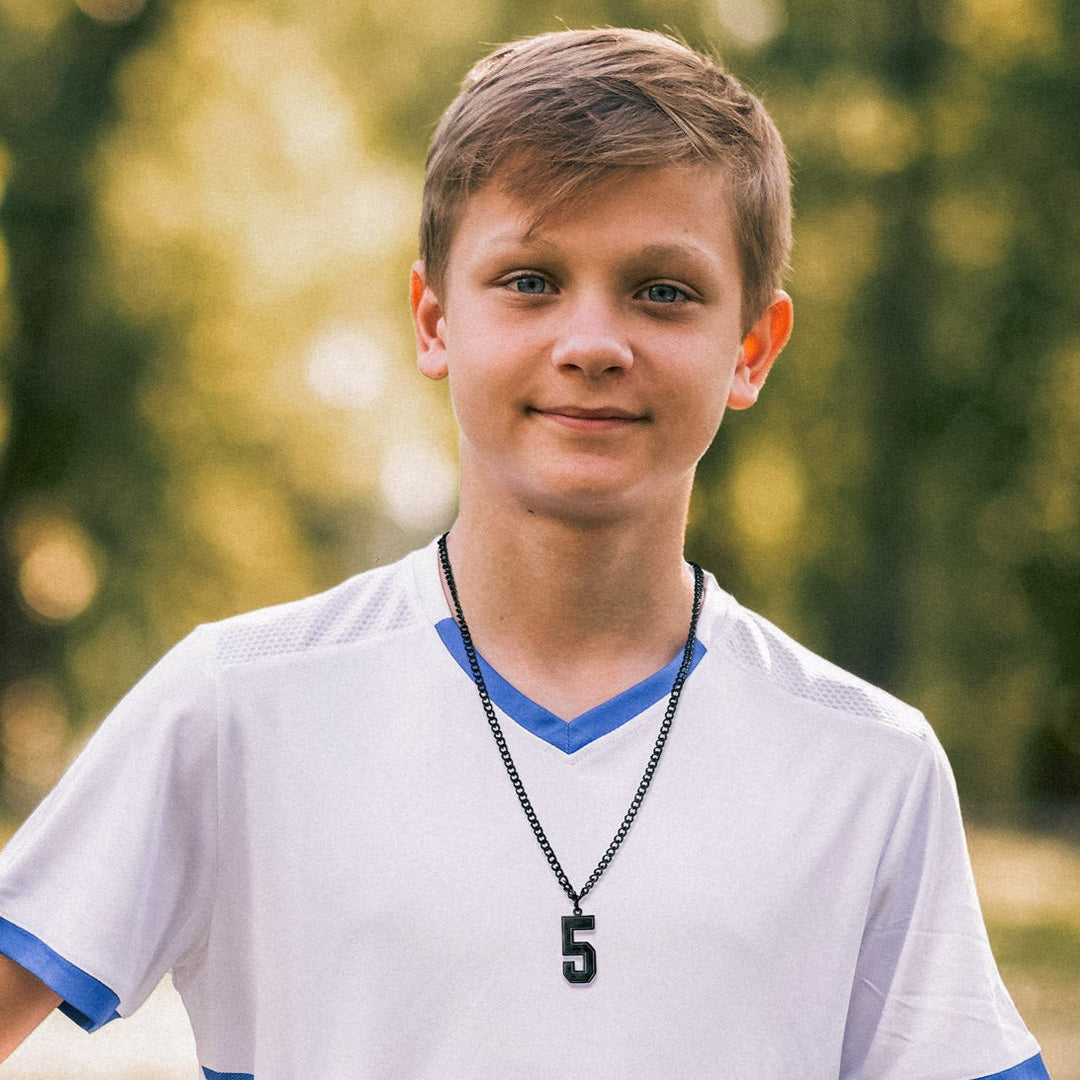 Personalized Sports Jersey Number Chain Necklace for Men Sport Fans
