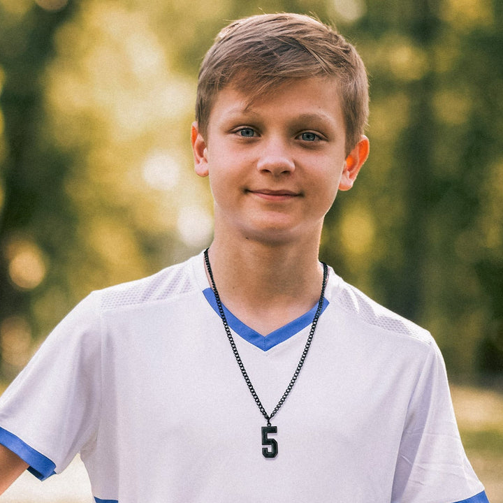Personalized Sports Jersey Number Chain Necklace for Men Sport Fans