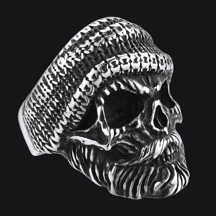 Skull Skeleton Stainless Steel Ring for Men